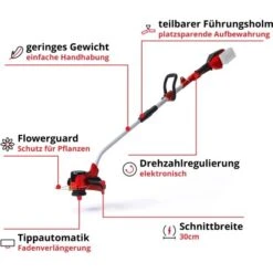 Einhell Power X-Change Akku-Rasentrimmer GE-CT 36/30 Li E-Solo 13 Einhell Power X-Change Akku-Rasentrimmer GE-CT 36/30 Li E-Solo -Obi Verkäufe 4006825629187 2171 03