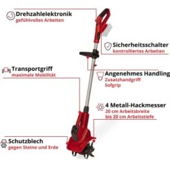 Einhell Power X-Change Akku-Bodenhacke GE-CR 18/20 Li E - Solo 13 Einhell Power X-Change Akku-Bodenhacke GE-CR 18/20 Li E - Solo -Obi Verkäufe 4006825654974 2171 03