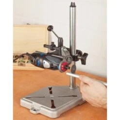 LUX Bohrständer Für DREMEL Und PROXXON-Minitool-Geräte 12 LUX Bohrständer Für DREMEL Und PROXXON-Minitool-Geräte -Obi Verkäufe 595033 picture2